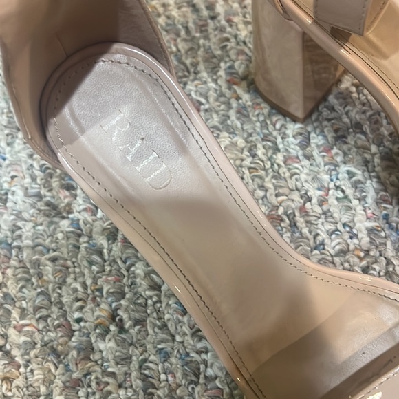 Patent Block Heeled Sandals - Picture 6 of 8